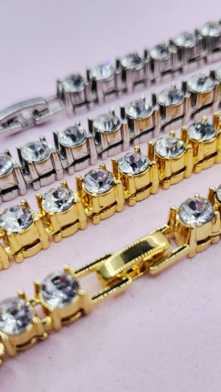 Iced Out Crystal Bling Tennis Chain