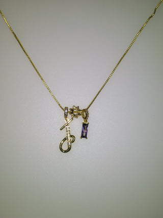 Personalised Stone Initial Necklace