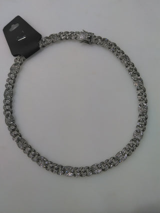 Micro Pavé Miami Curb Chain Necklace