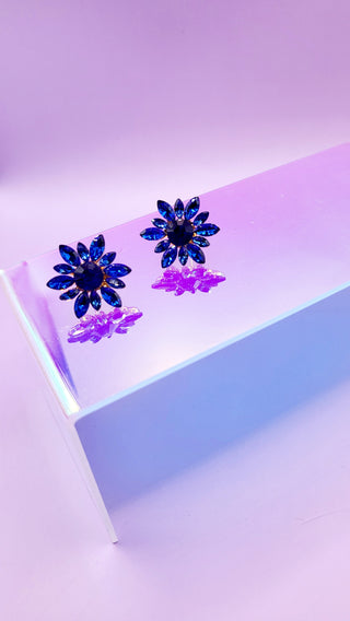 Blossom Crystal Stud Earrings