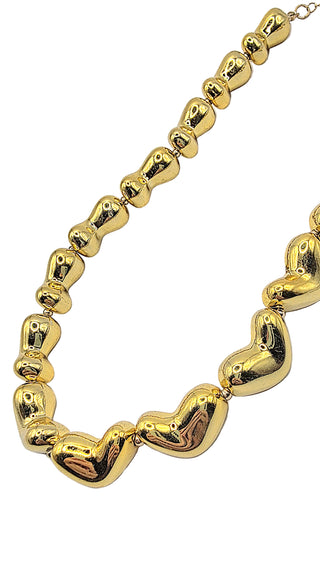Melted Luxe Heart Necklace