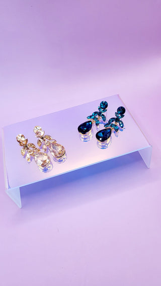 Trinity Crystal Drop and Dangle Earrings