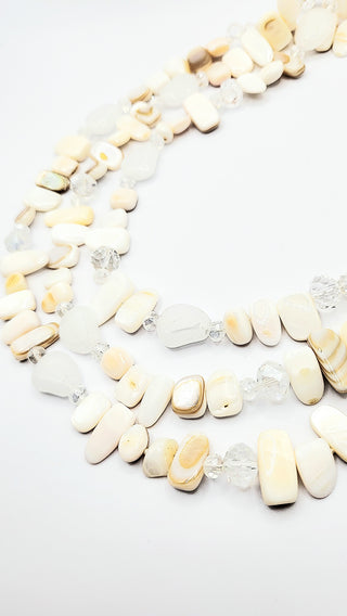 Resin Boho Layered Long Beaded Necklace