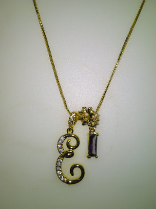 Personalised Stone Initial Necklace