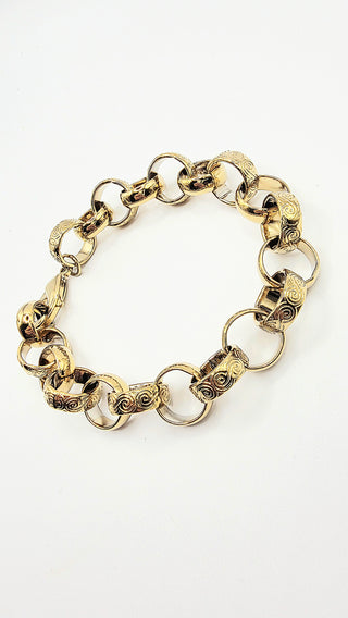 Belcher Chain Bracelet Large Link Size