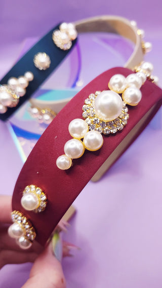 Pearl Cluster Hair band